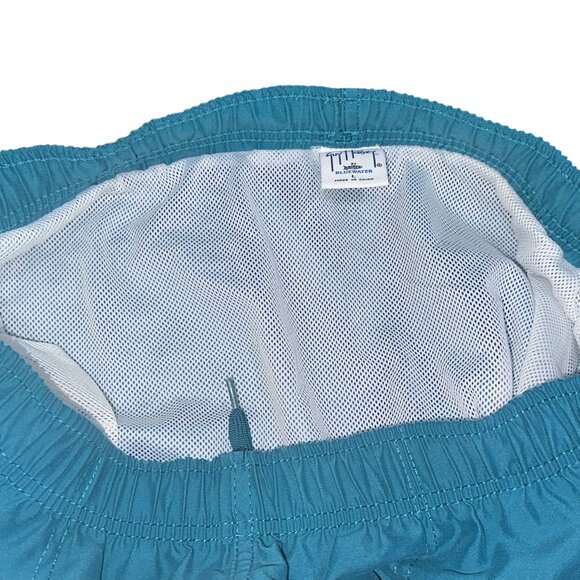 Guy Harvey By AFTCO‎ Blue 5" Bathing Suit Trunks Size Large - Picture 5 of 8